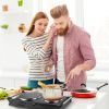 1800W Electric Double Burner Portable Heating Hot Plate Stove Countertop RV Hotplate With 5 Temperature Stepless Adjustments Portable Handles
