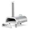 12' Outdoor Pizza Oven Portable Pellet/Gas Pizza Oven  For Camping