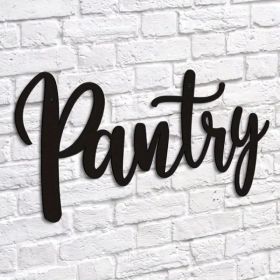 CIFbuy Metal Baked Paint Pantry Sign Wall Art Modern Kitchen Pantry Decor - TikTok, Temu Pickup