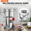 1000g Commercial Spice Grinder Electric Grain Mill Grinder High Speed