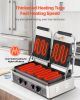 Commercial Panini Press Grill Electric Sandwich Maker Griddle Plate 19x9in
