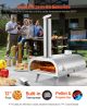 12' Outdoor Pizza Oven Portable Pellet/Gas Pizza Oven  For Camping