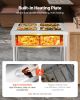 4 X 1/2 Pans Commercial Food Warmer Electric Steam Table With Undershelf