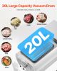 Vacuum Meat Tumbler Marinator Machine 20L For Chicken Steak Fish Commercial Use