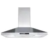30 Inch Range Hood Wall Mounted 450 CFM Touch Panel Kitchen Stainless Steel Vented