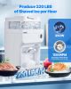 Commercial Ice Shaver 220LBS/H Electric Ice Crusher Snow Cone Maker White