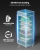 Commercial Merchandiser Refrigerator 9.7 CU.FT Glass Door Beverage Refrigerator