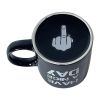 Middle Finger Coffee Cup With 3D Funny Middle Finger Inside Up Yours Mug Gag Gifts For Family For Best April Fool's Day, Valentine's Day