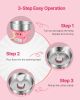 Commercial Cotton Candy Machine Sugar Floss Maker 1000W For Party Home Pink