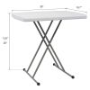 76-50-70.5cm Mini Folding Table, Multifunctional Small Portable Foldable Table,Compact And Height Adjustable