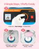 Commercial Cotton Candy Machine Electric Sugar Floss Maker Stainless Steel Blue