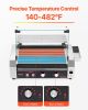 Electric 18 Hot Dog 7 Roller Commercial Grill Cooker Machine Cover 1050W