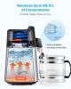 6L Water Distiller Home Countertop Purifier Machine 900W Stainless Steel Glass