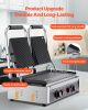 Commercial Panini Press Grill Electric Sandwich Maker Griddle Plate 19x9in