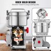 1000g Commercial Spice Grinder Electric Grain Mill Grinder High Speed