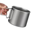 Uncoated Titanium Cup Pure Titanium Outdoor 800ml 29oz Cup For Camping