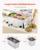 Commercial Electric Food Warmer 5-Pan Countertop Buffet 15.3QT Bain Marie