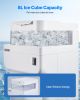 Commercial Ice Shaver 220LBS/H Electric Ice Crusher Snow Cone Maker White