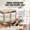 2-Tier Commercial Food Warmer Display Countertop Pizza Cabinet With Light