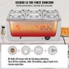 Commercial Electric Food Warmer 6-Pan Countertop Buffet 14.3QT Bain Marie