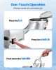 Commercial Ice Crusher 440LBS/H Electric Snow Cone Maker Shaved Ice Silver