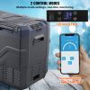 Portable Car Refrigerator Freezer Compressor 40 L Dual Zone For Car Home