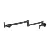 Pot Filler Faucet Wall Mount Matte Black