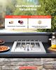 Single Grilling Side Burner For Outdoor 17,000BTU Propane & Natural Gas