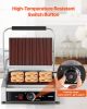 Commercial Panini Press Grill Electric Sandwich Maker Griddle Plate 13.5x9.3 In