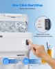 Commercial Ice Shaver 220LBS/H Electric Ice Crusher Snow Cone Maker White