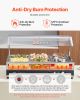 Commercial Soup Warmer Soup Station With Cover 2-Pot & 4-Pan Soup Kettle