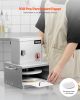 6 In Electric Pizza Dough Press Machine Pizza Pastry Sheeter Stainless Steel