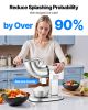 Commercial Ice Crusher 440LBS/H Electric Snow Cone Maker Shaved Ice Silver
