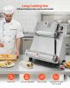 16 Inch Pizza Dough Roller Sheeter Semi-automatic Commercial Dough Press 390W
