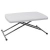 76-50-70.5cm Mini Folding Table, Multifunctional Small Portable Foldable Table,Compact And Height Adjustable