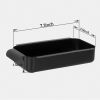 Grill Drip Pan,Grease Catcher Pan Compatible With Char-Broil, Black Steel Grease Pan Accessories For Most Charbroil Gas Grills