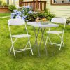 76-50-70.5cm Mini Folding Table, Multifunctional Small Portable Foldable Table,Compact And Height Adjustable