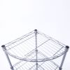 4Tier Wire Shelving Rack Metal Storage Shelf Unit For Laundry Bathroom Kitchen Pantry Closet