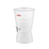 Beverage Dispenser, 2.64 Gallon Drink Dispenser for Parties, Plastic Juice Dispensers with Spigot Ice Chamber