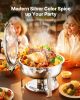 Chafing Dish Buffet Set, 5 Qt 4 Pack, Stainless Steel Chafer with 4 Full Size Pan
