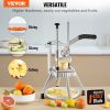 Commercial Chopper with 4 Replacement Blades Commercial Vegetable Chopper Stainless Steel French Fry Cutter Potato Dicer & Slicer Commercial Vegetable