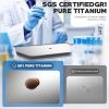 Double-sided titanium straw cutting board, 15 inches * 10 inches, kitchen cutting board, non-toxic cutting board, suitable for meat and vegetables