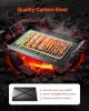 Carbon Steel Griddle, 24x16 inch Universal Flat Top Rectangular Plate, Gas Grill Griddle for BBQ Grill, Teppanyaki