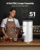Ice Tea Dispenser, 4 Gal/15L 304 Stainless Steel Beverage Dispenser with Spigot & Handle, Suitable for Hot and Cold Drinks
