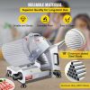 240W Commercial Meat Slicer, Electric Deli Food Slicer, 10" Carbon Steel Blade Electric Food Slicer, 350-400RPM Meat Slicer