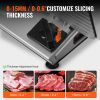 Meat Slicer, 7.5 inch Electric Deli Food Slicer, 180W Meat Cutter with a Premium SUS420 Blade, 0-0.6 inch Adjustable Thickness