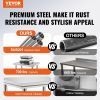 Stainless Steel Prep Table, 900x600x800 mm, 700 lbs Load Capacity, Heavy Duty Metal Worktable with 3 Adjustable Height Levels
