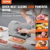 Meat Slicer, 7.5 inch Electric Deli Food Slicer, 180W Meat Cutter with a Premium SUS420 Blade, 0-0.6 inch Adjustable Thickness