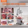 Commercial Electric Meat Bandsaw, 1500W Stainless Steel Countertop Bone Sawing Machine, Workbeach 19.3" x 15", 0.16-7.9 Inch Cutting Thickness