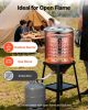 Stainless Steel Stockpot, 42 Quart Large Cooking Pots, Cookware Sauce Pot with Basket, Lid, and Handle, Heavy Duty Commercial Grade Stock Pot